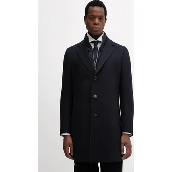 Dámský kabát Kabát BOSS H-Hyde-Bib-254 50556711 námořnická modř 59X, vel. 52