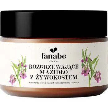 Bylinná léčivá mast Fanabe zahřívací mast na tělo s kostivalem, 200 ml