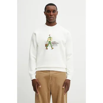 Dámská mikina Bavlněná mikina Drôle de Monsieur Sweatshirt LHomme Au Tableau, S, béžová, 01X