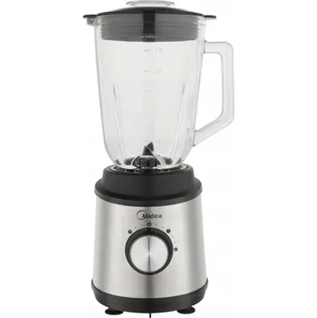 Midea Stolní mixér 1,5 l 800 W skleněný s regulací rychlosti pro Smoothie