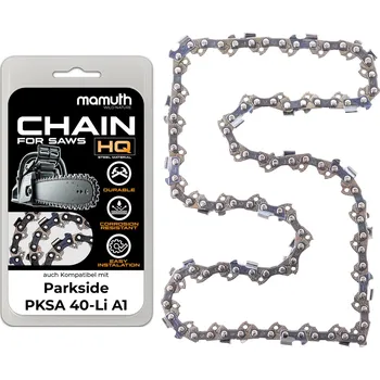 Pilový řetěz Řetěz pro pilu 40 cm, 1,1 mm, 3/8", 57 článků, pro Parkside PKSA 40-Li A1