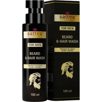 Šampon Sattva For Men Šampon na vousy a vlasy Hair&Beard Wash 100 ml