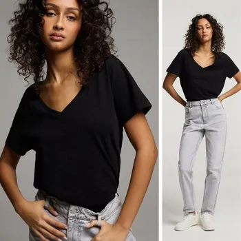 Dámské tričko Dámské tričko s výstřihem do V Diverse, velikost XS