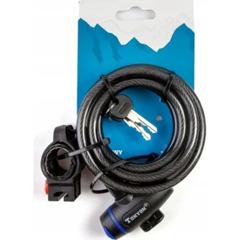 Zámek na kolo Zabezpečení zámek na kolo lanko TONYON ZA025