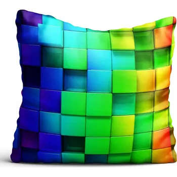 Polštář Povlak na polštář Čtverce 40x40 cm