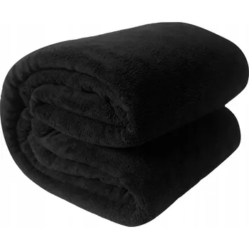 Prostěradlo Deka AGTRADE z mikrovlákna 200 cm x 220 cm černá