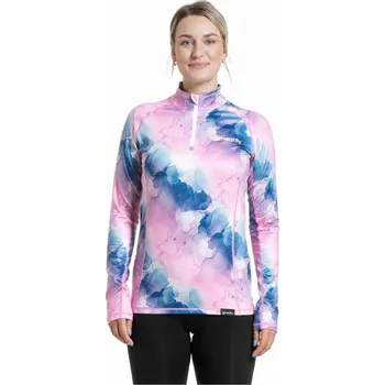 Dámské termo tričko Meatfly Esme růžová/modrá XS