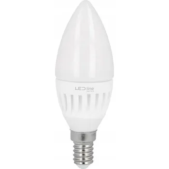 Žárovka LED žárovka E14 7W 6500K Teplá 1000lm C37 SVÍČKA KERAMIKA/Sklo