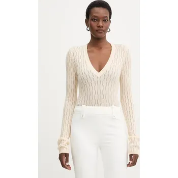 Dámský svetr Svetr s příměsí vlny Patrizia Pepe 8K0367.K307 béžová 01X, vel. 38