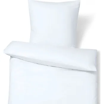 Povlečení 726491 - Tchibo - Povlečení z bavlněného saténu - barva: bílá