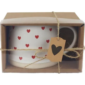 Keramický hrnek srdíčka v krabičce X7651/S1