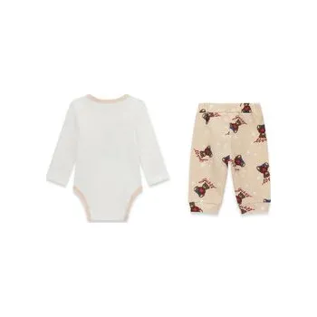 Dámská móda Guess Sada mikina, body a tepláky H6RW02 KA6W4 Béžová Regular Fit 6_9M