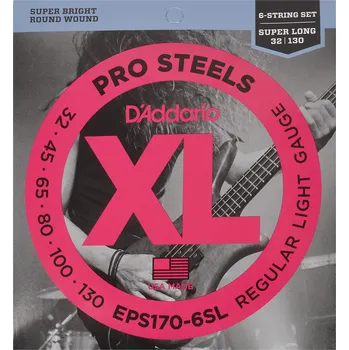 Struna pro kytaru a smyčcový nástroj D'Addario EPS170-6SL + prodloužená záruka 3 roky