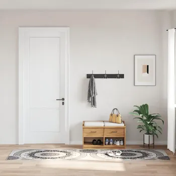 Koupelnová předložka zahrada-XL Koberec pratelný 80 x 300 cm vícebarevný protiskluzový 337983