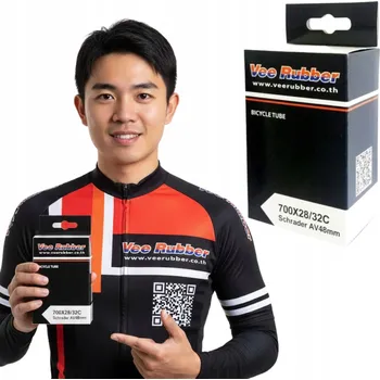 Duše na kolo Silniční duše 700x28c, duše 700x32c, cyklistická duše 700x32c, ventilek Schrader (AV) 48mm