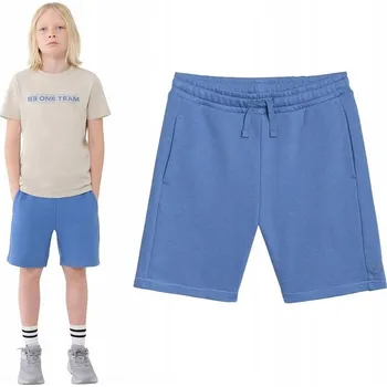 Dámské spodní prádlo 4F krátké kraťasy ke kolenům bavlna modré velikost 146