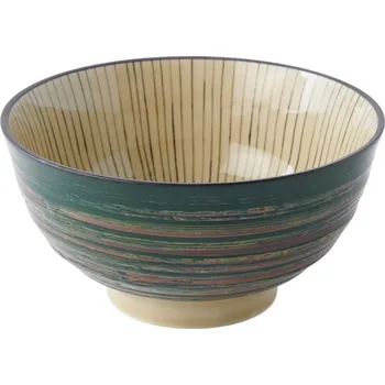 Jídelní mísa DK GREEN 17 cm, 600 ml, zelená, keramika, MIJ