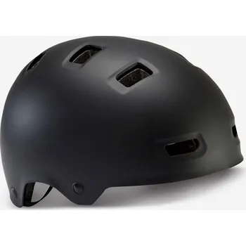 Cyklistická přilba BTWIN DĚTSKÁ CYKLISTICKÁ HELMA TEEN 500 ČERNÁ XS ČERNÁ