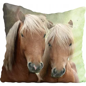 Povlak na polštářek Dekorační povlak na polštář s koněm 45x45 cm