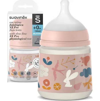 Kojenecká láhev Láhev Suavinex SX Pro Forest 150 Ml růžová