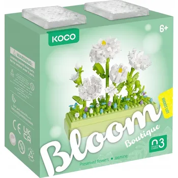 ostatní stavebnice KOCO STAVEBNICE KVĚTY JASMÍNU 285 DÍLŮ 02084