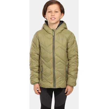 Dětská zateplená bunda KILPI REBEKI-JB Zelená - 152
