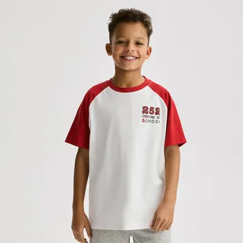 Dětská móda Reserved - Tričko s potiskem - krémová - 874HR-01X - 874HR-01X-U13