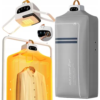 Sušák na prádlo SKLÁDACÍ SUŠÁK 600W, 4 NASTAVENÍ ČASU, 360° ÚSPORA ENERGIE, ODOLNÁ