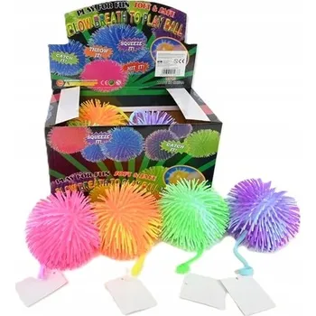 Hračka pro nejmenší Gumový senzorický míč s bodlinami, svítící, měkký, pro děti hračka