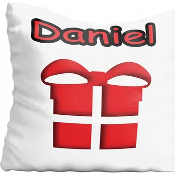 Povlak na polštářek Povlak na polštář Mikuláš + jméno, Vánoce 45x45 cm