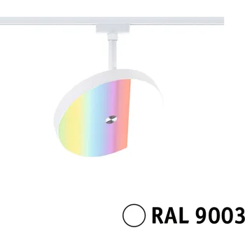 Svítidlo PAULMANN URail lištový spot Smart Home Zigbee 3.0 Hildor RGBW 7,5W RGBW+ stmívatelné 230V bílá - PAULMANN P 95689