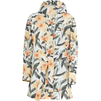 Dámský kabát Dámský jarní kabát FUNDANGO REGINA II L Bílá, Tmavě zelená, Žlutá