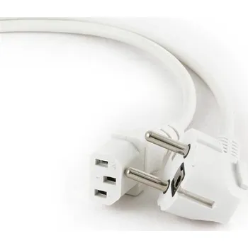 Prodlužovací kabel Gembird kábel napájací (C13), VDE certifikovaný, 1.8 m. biely PC-186W-VDE