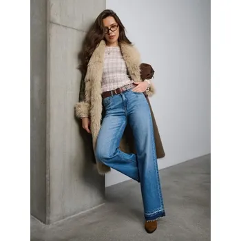 Dámská móda Sinsay - Rovné džíny - modrá - 218HC-55J - 218HC-55J-44