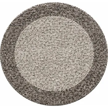 Ayyildiz Kusový koberec Life Shaggy 1503 taupe kruh Rozměry koberců: 120x120 (průměr) kruh