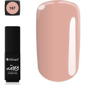 Přípravek na nehty Hybridní lak Flexy 167 4,5g béžový na nehty bez TPO, UV