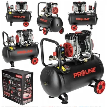 Kompresor Bezolejový kompresor 50L, 1500W/2HP 8 BAR 254L/MIN PROLINE P200005