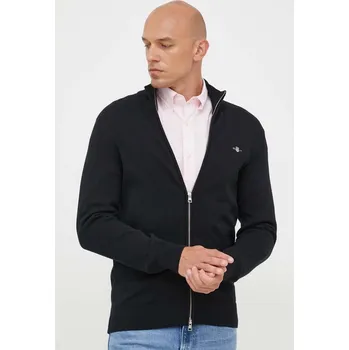 Dámský svetr Bavlněný kardigan Gant 8030164 černá 99X, vel. XL