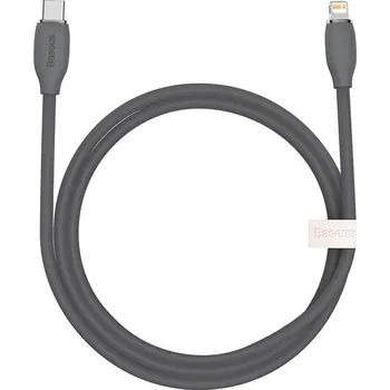 Datový kabel Baseus Jelly kabel USB-C na Lightning, 20 W, 1,2 m (černý)