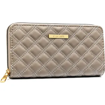 4U Cavaldi velká dámská peněženka z ekokůže se vzorem rybí kosti Barva: Šedá