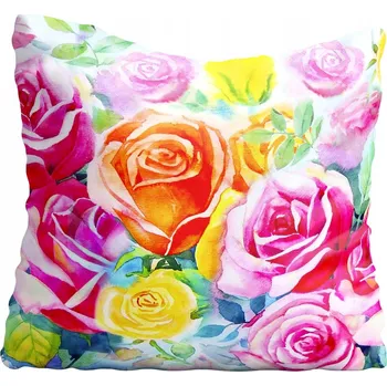 Polštář Povlak na polštář akvarel 20x20 cm