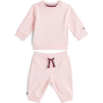 Kojenecké oblečení Kojenecká tepláková souprava Tommy Hilfiger KN0KN02162.PPY2 růžová 30X, vel. 56