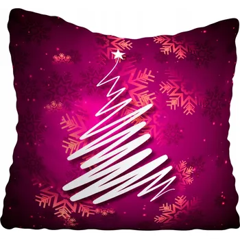 Polštář Povlak na polštář s vánočním motivem, hvězda 50x50 cm