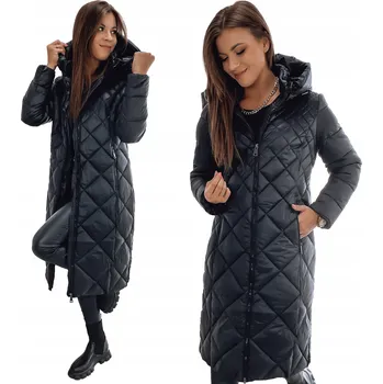 Dámský kabát Dámská zimní bunda/kabát S KAPUCÍ vel. /54