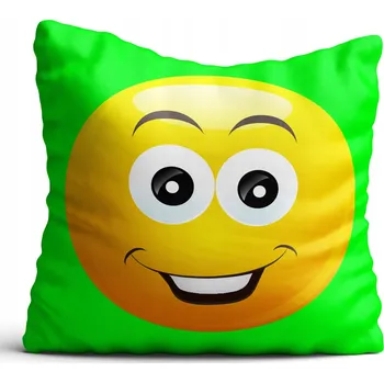 Polštář Povlak na polštář s emoji 20x20 cm
