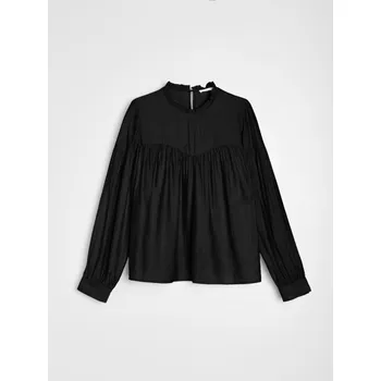 Sinsay - Nabíraná halenka - černá - 053GY-99X - 053GY-99X-S