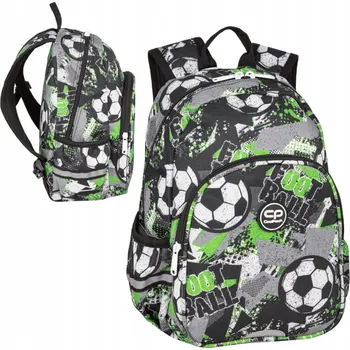 Školní batoh Školní batoh jednokomorový CoolPack bílý, černý, odstíny šedé a stříbrné, vícebarevný, zelený, 10 l