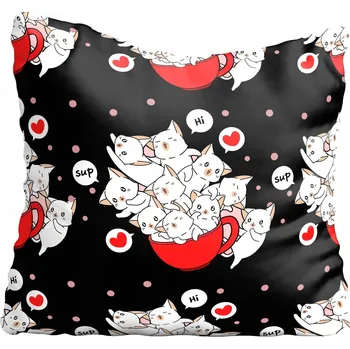 Povlak na polštářek Povlak na polštář s kočkou/kočkami 65x65 cm