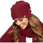 Kamea zimní čepice beanie červená, univerzální velikost