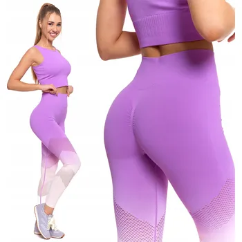 Dámské legíny Dámské sportovní legíny s vysokým pasem Push-Up, neprůhledné, vhodné do posilovny MORAJ S